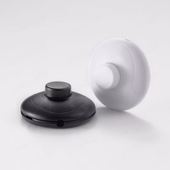 Fiação DIY ligada e desligada do cabo de luz na linha do interruptor de toque de pé