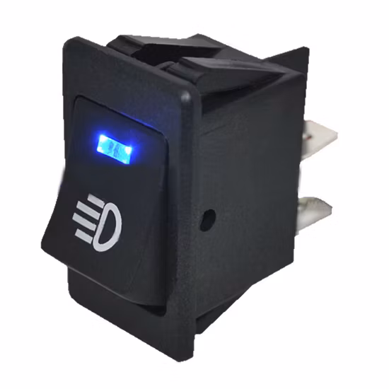 Interruptor basculante de carro 12V 35A com luz LED