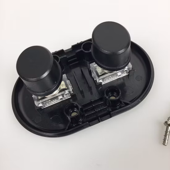 Preto branco transparente 250v 2a botão duplo gang cabo de alimentação interruptor de pé para lâmpada de piso liga/desliga