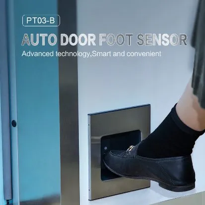 Sensor de pé para porta deslizante hermético automático e interruptor de chute para pé