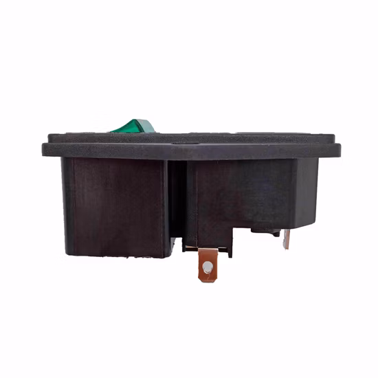Conector de interruptor elétrico IEC Plugue fêmea Entrada de energia CA Tomada industrial médica com fusível duplo