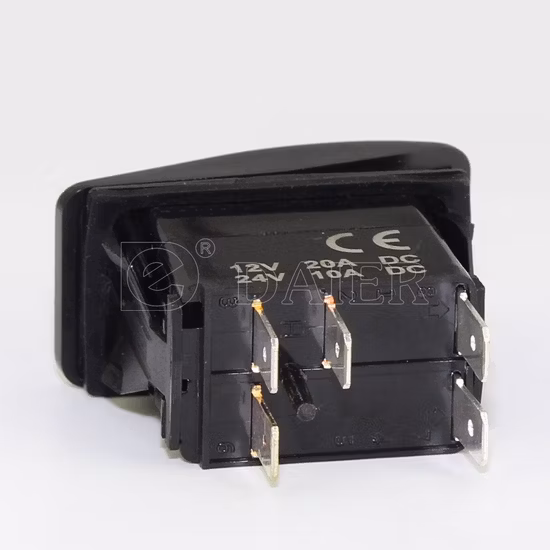 20A Spst 5pin Iluminado Marine Waterproof 12V Rocker Car Switch